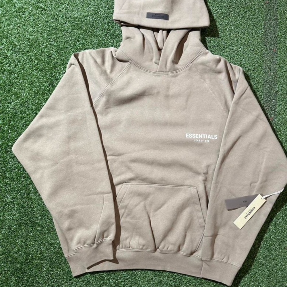 Essentials Beige Hoodie